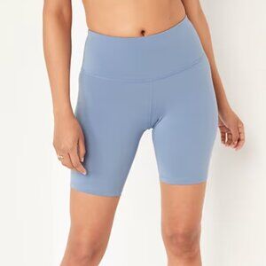 Old Navy High-Waisted PowerPress 8" Biker Shorts for Women | Sz M